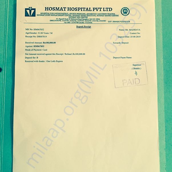 Medical Bill