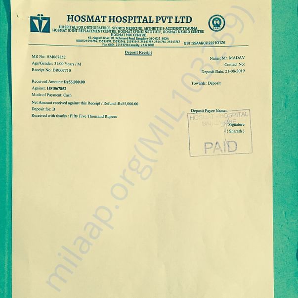 Medical Bill