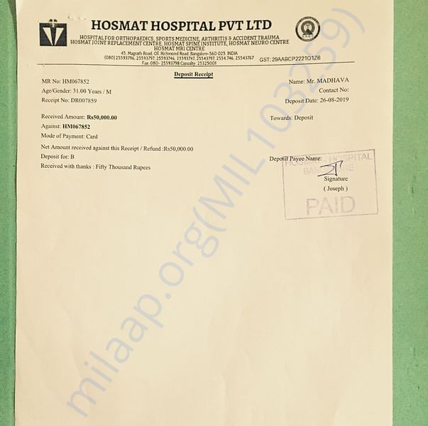Medical Bill