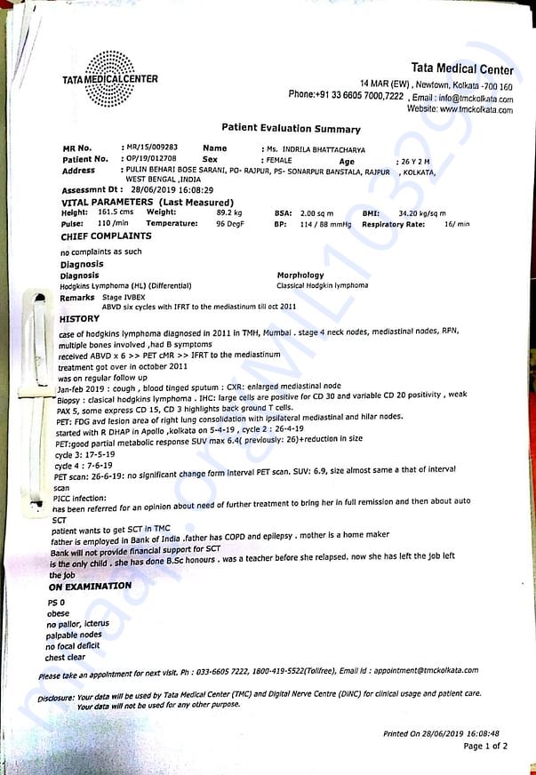 Estimate For Treatment