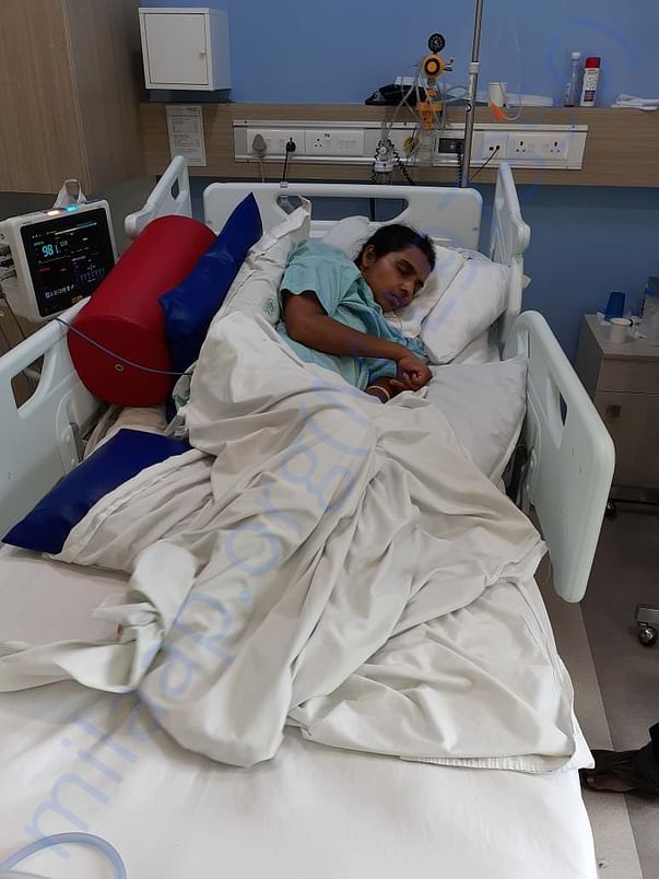 Preeti in Hyderabad hospital