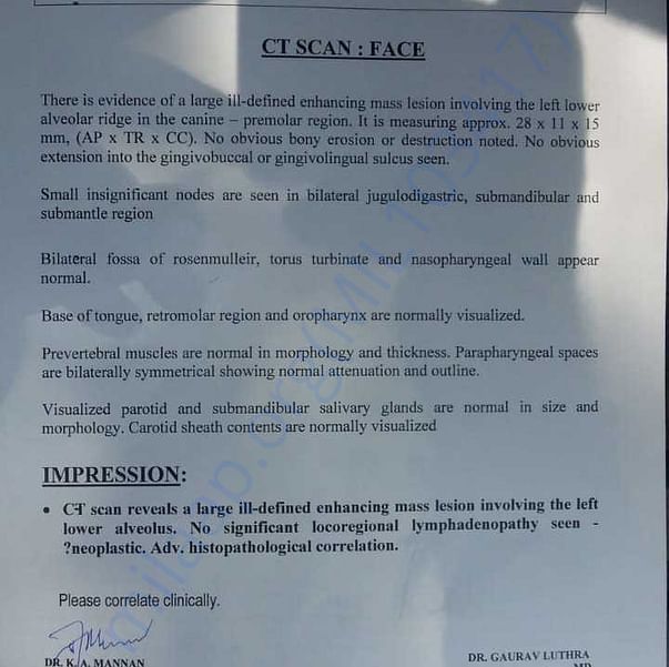 Medical Report
