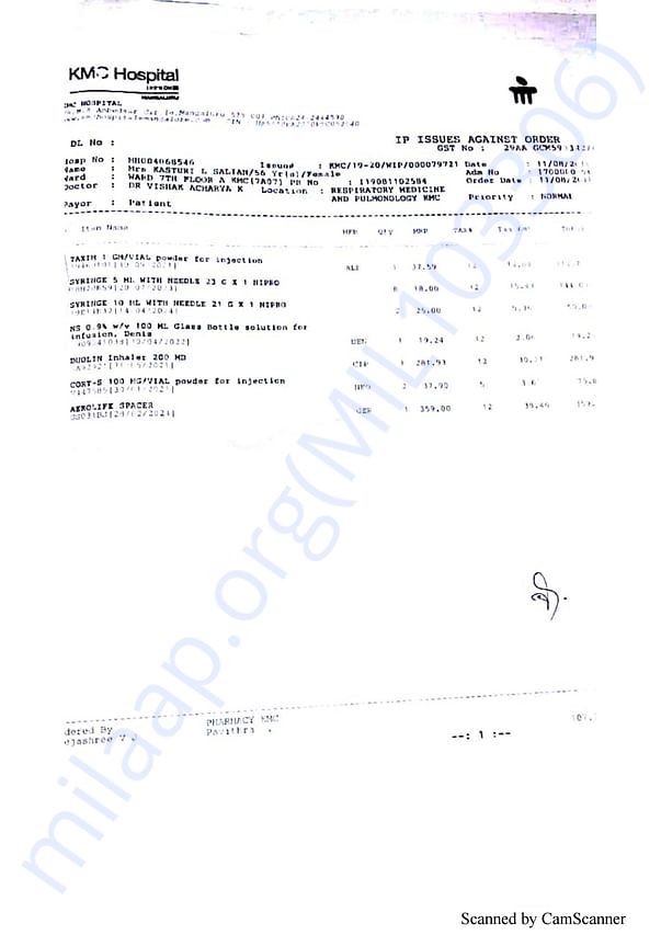 Medical Bill