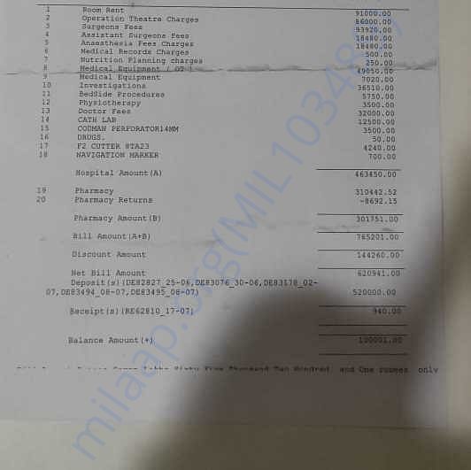 Medical Bill
