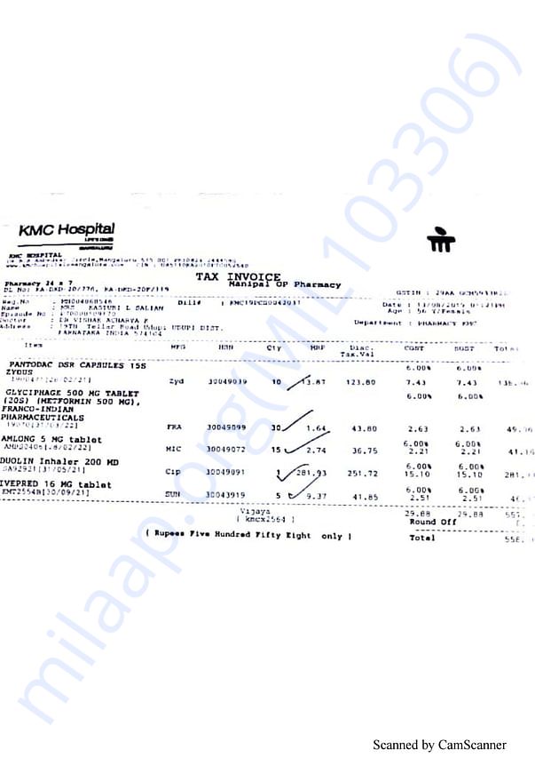 Medical Bill