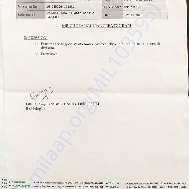 Medical Report