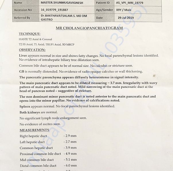Medical Report
