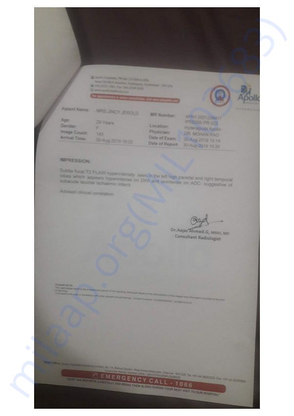 Medical Report