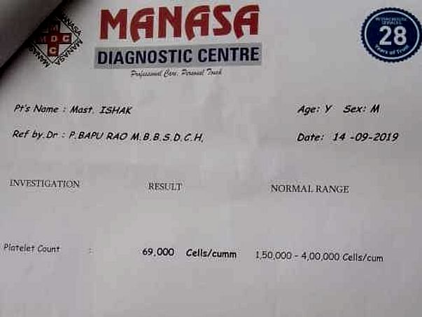 5-months Old Issac needs your help to Fight Dengue Fever