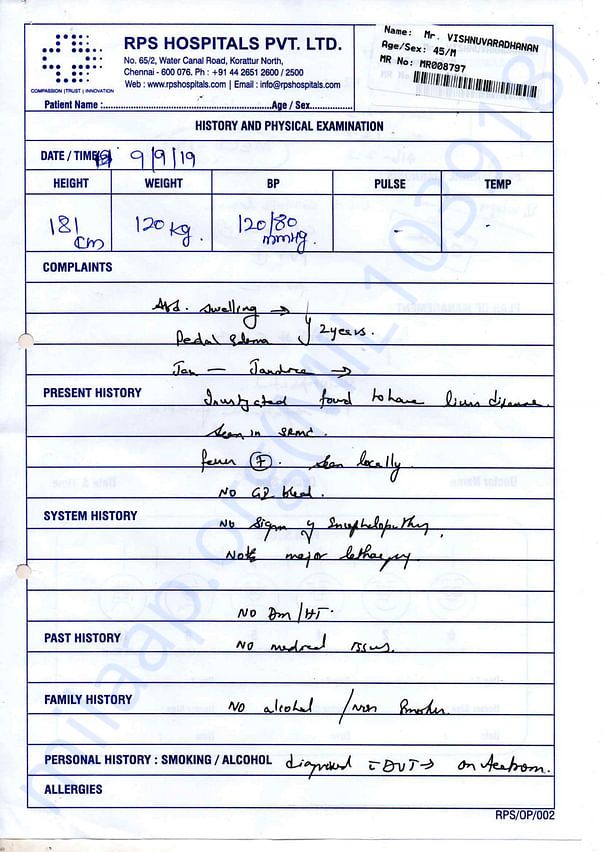 Medical Report
