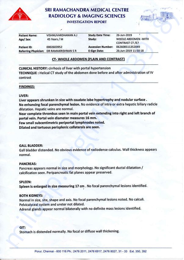 Medical Report