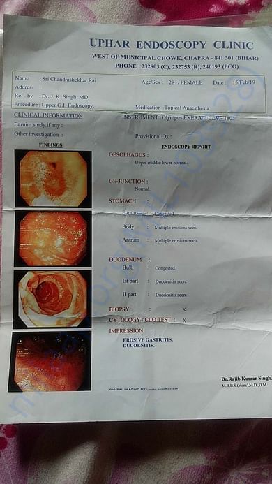 Medical report