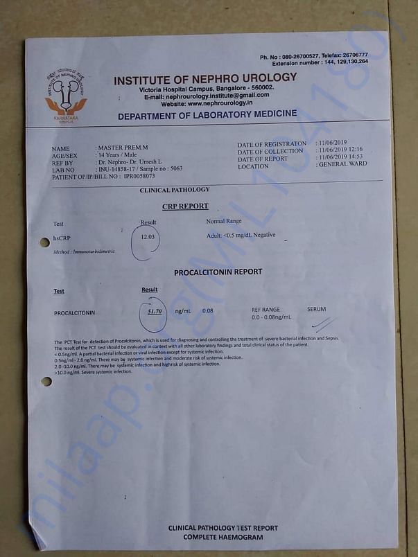 Hospital report