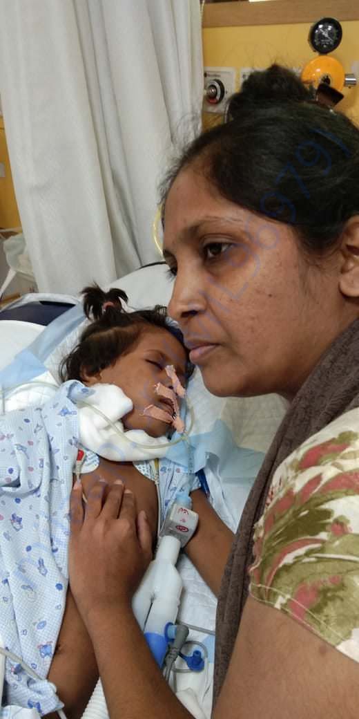 Mother Rajni with aradhana image