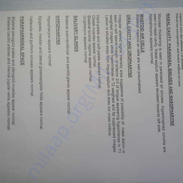 Medical Report