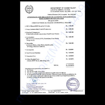 Estimation Letter