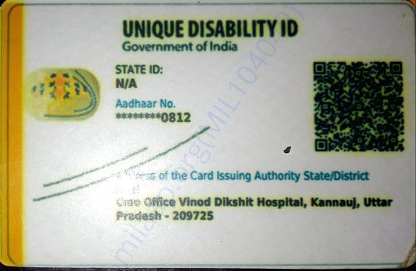 Handicapped card