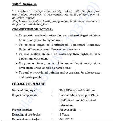 document 3 detailed estimation letter