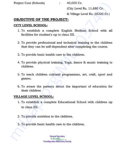 document 4 detailed estimation letter