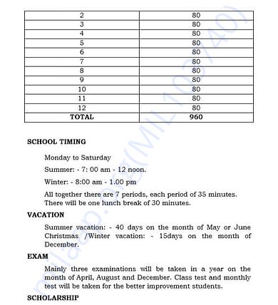 document 8 detailed estimation letter