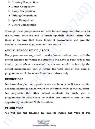 document 10 detailed estimation letter