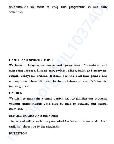 document 11 detailed estimation letter