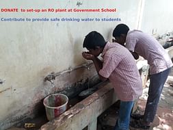 Donate for RO Plant- Safe Drinking Water for Government School