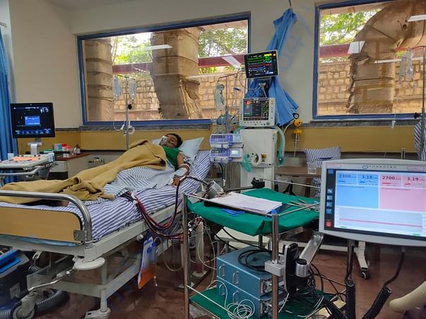 Patient in ICU