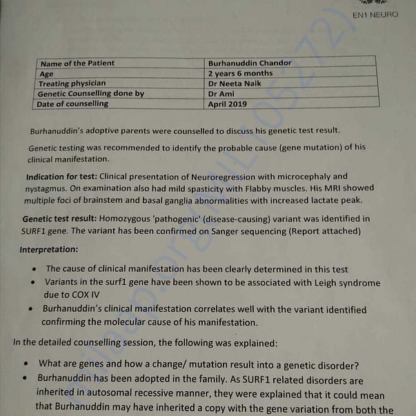 Medical Report