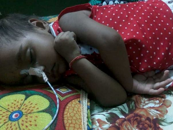 This 2 years old needs your urgent support in fighting Brain Haemorrhage