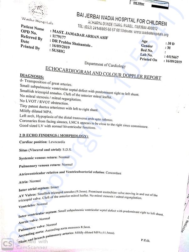 Diagnosis report