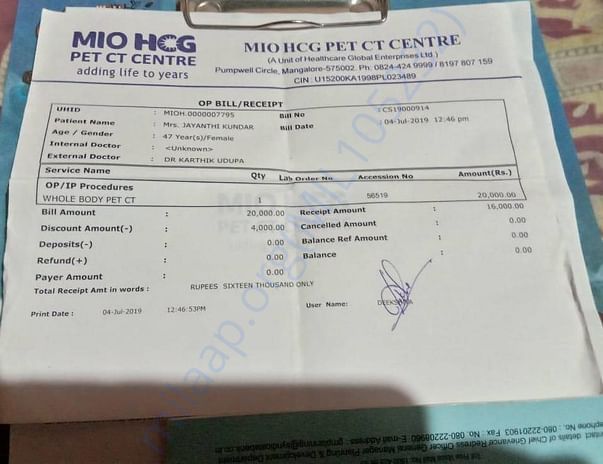 few bills attached