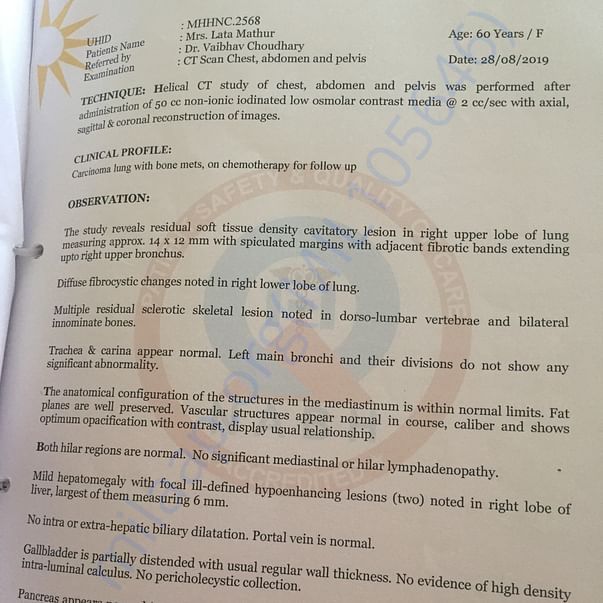 Medical Report