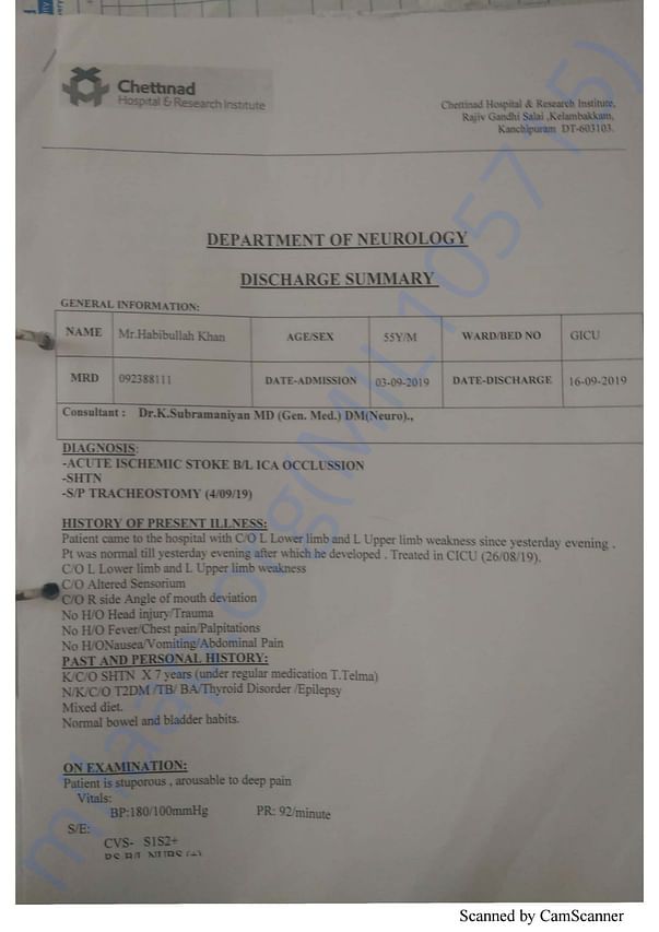 Medical Report