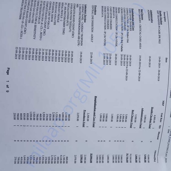 Medical Bill