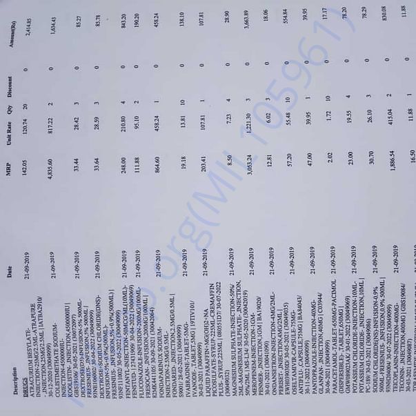 Medical Bill