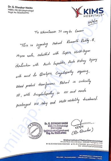 DOCTOR REVIEW LETTER