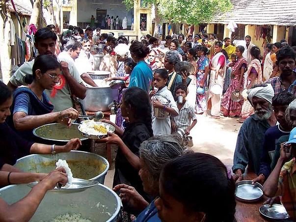 Donate to provide food for hunger