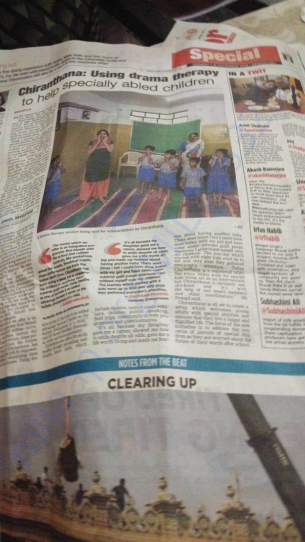 Towards Inclusive Education - In newspapers