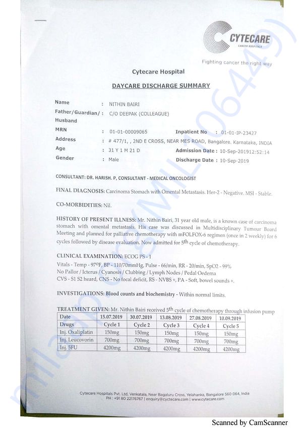 Medical Report