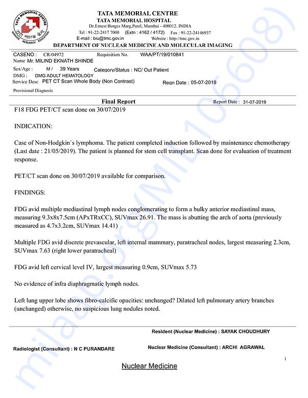 Medical Report