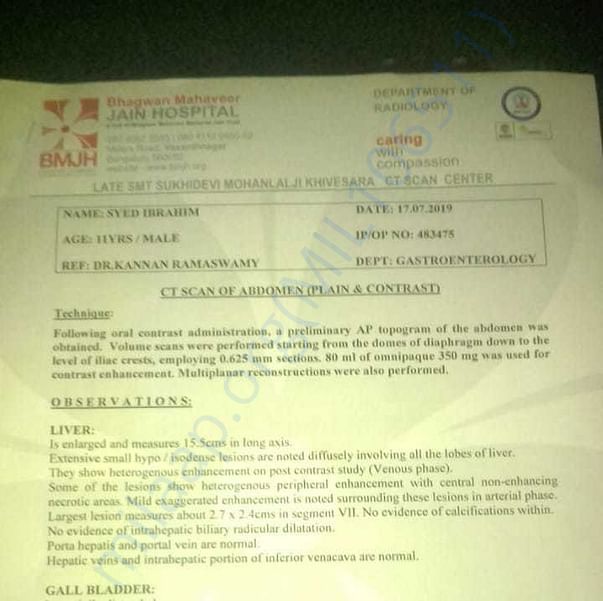 Medical Report