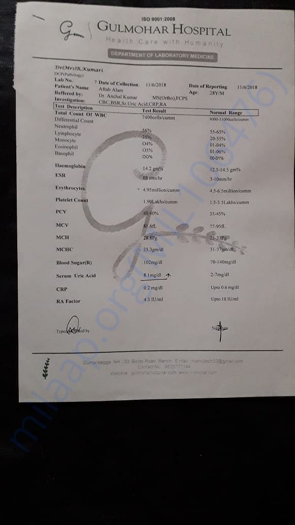 Hospital report