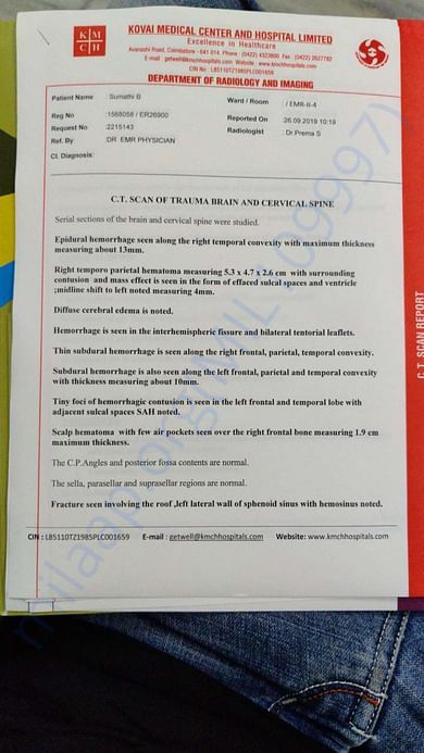 CT scan report 3