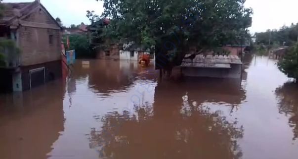 Krishna river water coming into our village