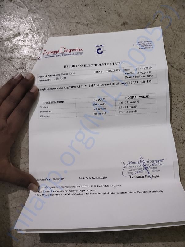 Medical report