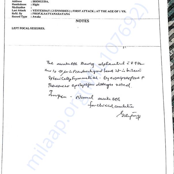 Medical Report