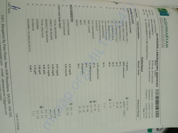 Medical Report
