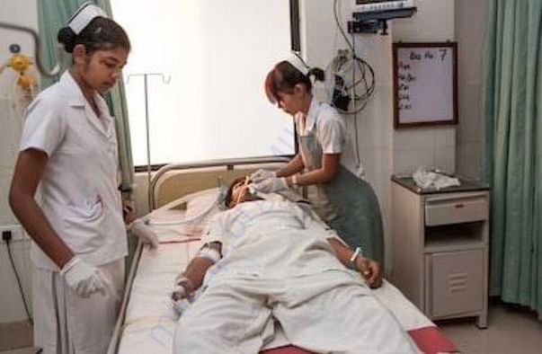 His Condition While Getting addmited to hospital.