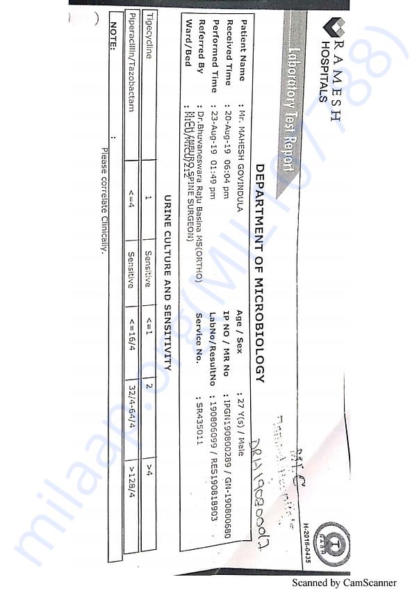 Medical Report